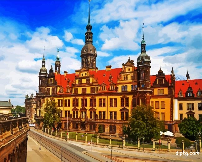 Dresden Castle Germany Painting By Numbers Kits.jpg