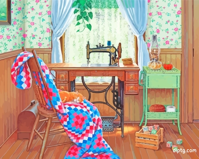 The Vintage Sewing Room Painting By Numbers Kits.jpg