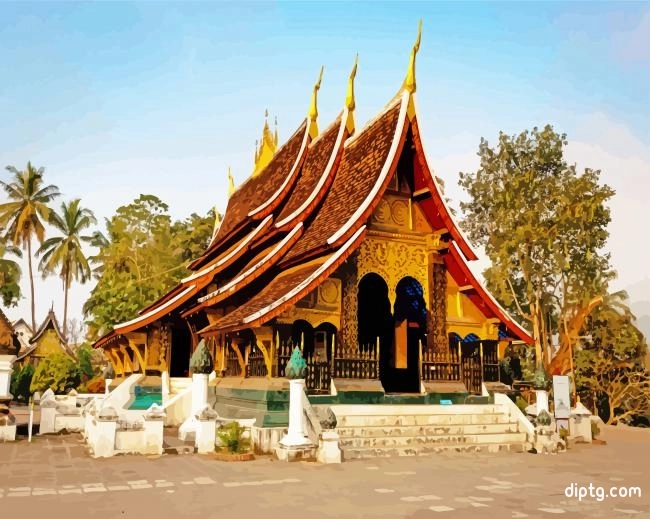 Aesthetic Wat Xiengthong Painting By Numbers Kits.jpg