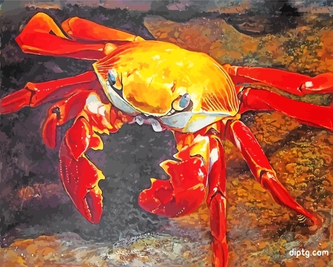 Crab Art Painting By Numbers Kits.jpg