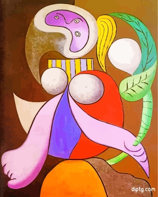 Woman With Flower Picasso Painting By Numbers Kits.jpg