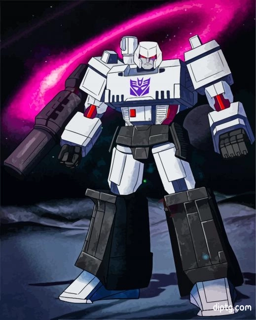Transformers Prime Megatron Painting By Numbers Kits.jpg