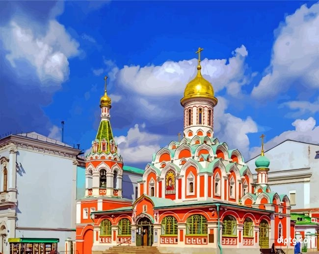 Kazan Cathedral Moscow Painting By Numbers Kits.jpg