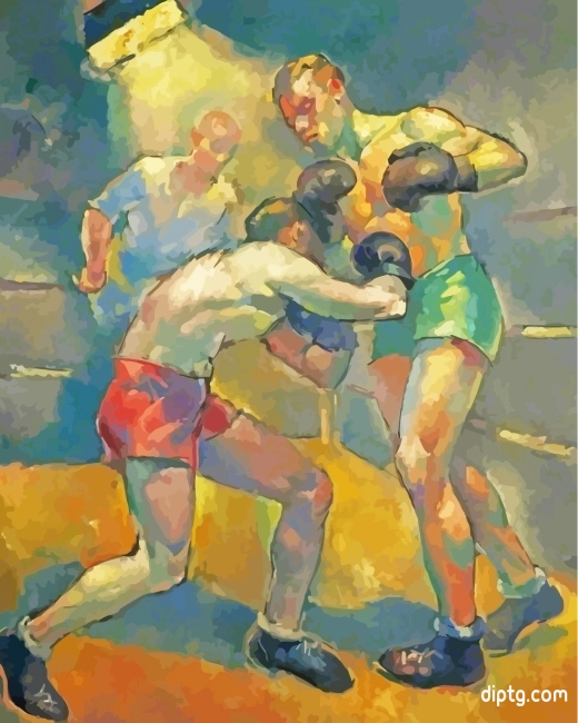 Boxers Art Painting By Numbers Kits.jpg