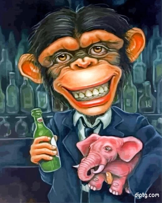 Drunk Monkey Painting By Numbers Kits.jpg