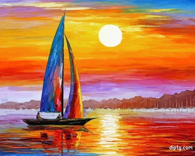 Ocean Sailboat Painting By Numbers Kits.jpg