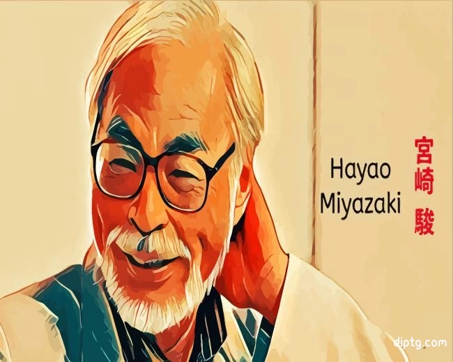 The Japanese Animator Hayao Miyazaki Painting By Numbers Kits.jpg