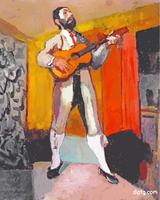 The Guitarist Henri Matisse Painting By Numbers Kits.jpg