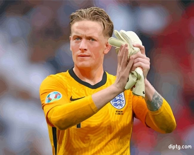 Jordan Pickford Footballer Painting By Numbers Kits.jpg