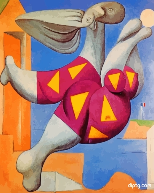 Bather With A Beach Ball Picasso Painting By Numbers Kits.jpg