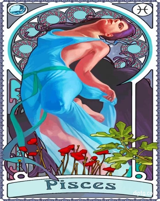 Pisces Lady Painting By Numbers Kits.jpg