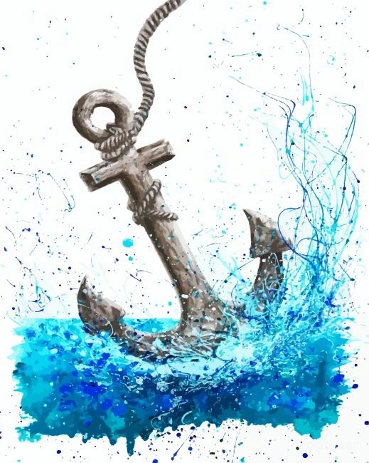 Nautical Anchor Painting By Numbers Kits.jpg