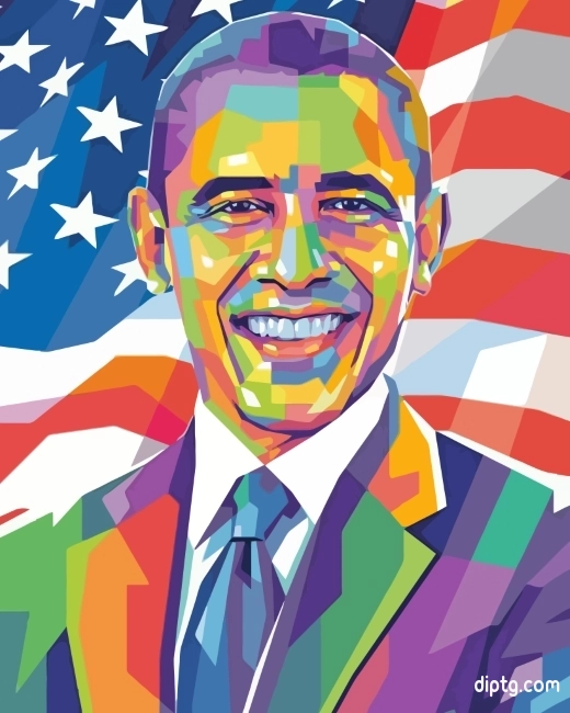Hussein Obama Pop Art Painting By Numbers Kits.jpg