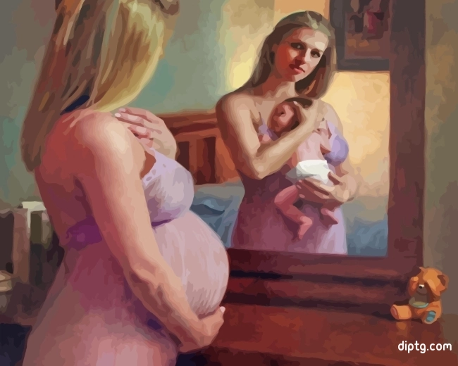 Pregnant Woman Painting By Numbers Kits.jpg