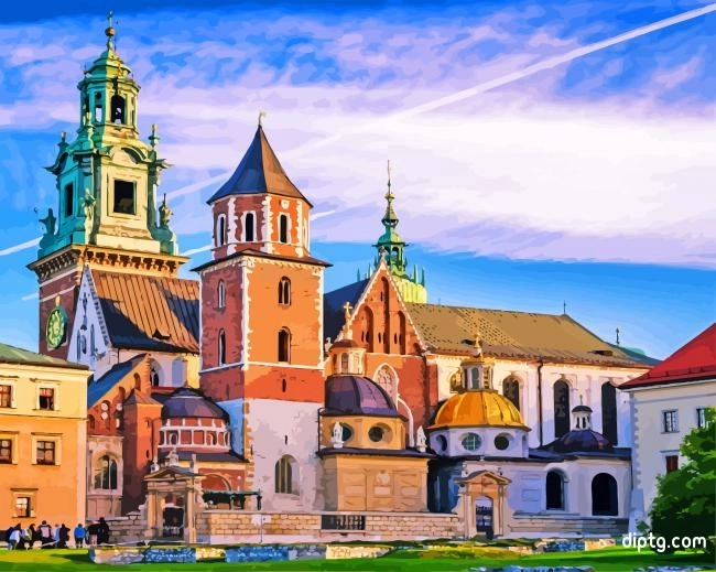 Wawel Cathedral Poland Painting By Numbers Kits.jpg