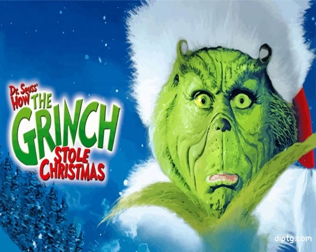 How The Grinch Stole Christmas Poster Painting By Numbers Kits.jpg