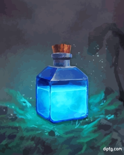 Blue Mysterious Potion Painting By Numbers Kits.jpg