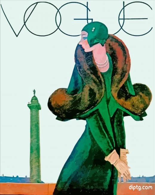Vogue Poster Classy Woman Painting By Numbers Kits.jpg