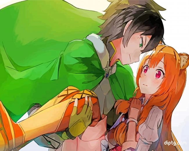Naofumi And Raphtalia The Rising Of The Shield Hero Painting By Numbers Kits.jpg