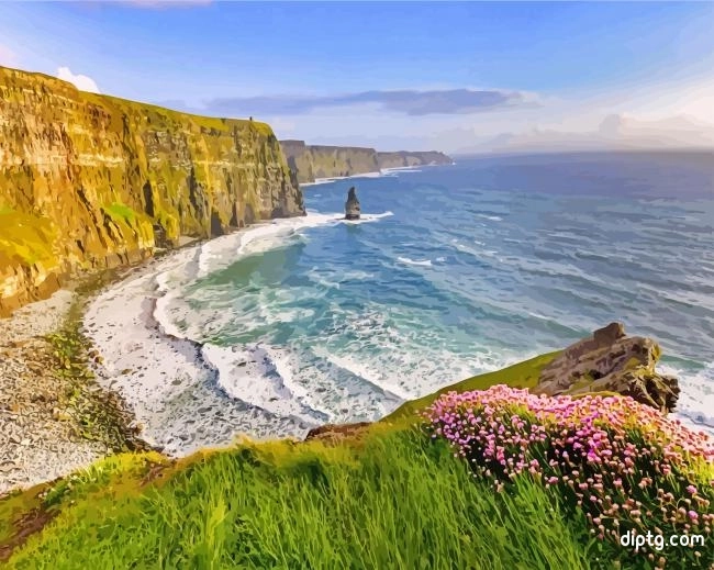 Cliffs Of Moher Painting By Numbers Kits.jpg