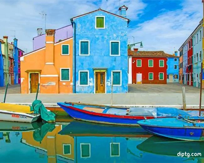 Burano Italy Painting By Numbers Kits.jpg