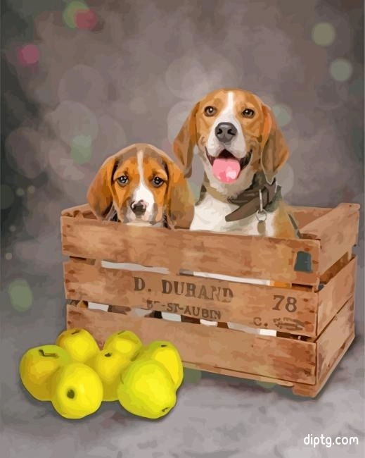 Scent Hound Dogs Painting By Numbers Kits.jpg