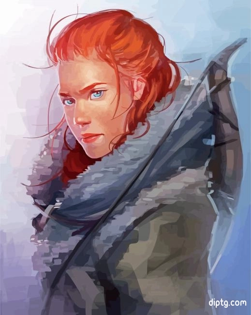 Aesthetic Ygritte From Game Of Thrones Painting By Numbers Kits.jpg