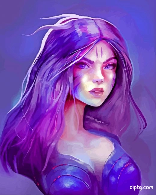 League Of Legends Kai'sa Painting By Numbers Kits.jpg