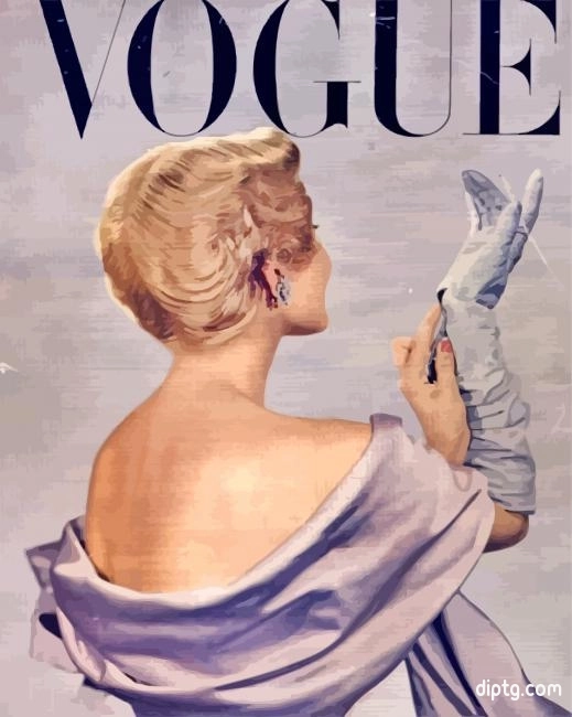 Vogue Vintage Woman Painting By Numbers Kits.jpg