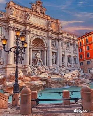 Trevi Fountain Painting By Numbers Kits.jpg