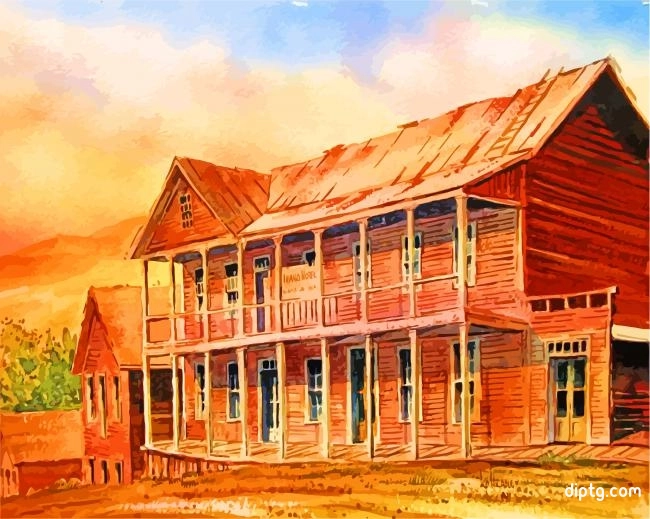 Aesthetic Ghost Town Painting By Numbers Kits.jpg