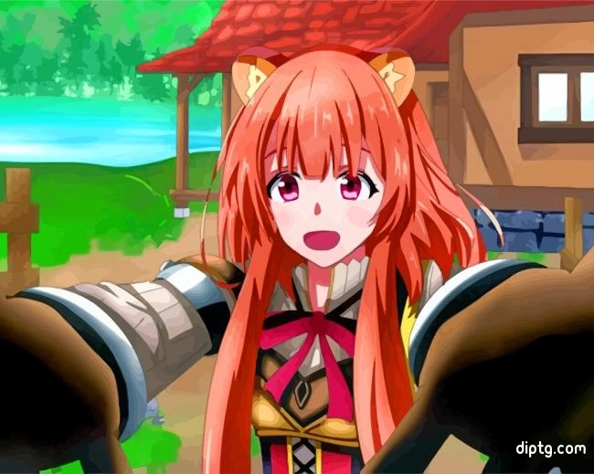 The Rising Of The Shield Hero Character Raphtalia Painting By Numbers Kits.jpg