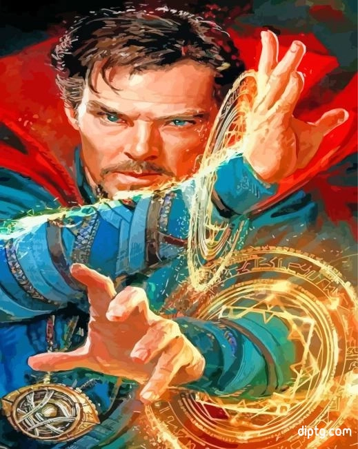 Marvel Super Hero Doctor Strange Painting By Numbers Kits.jpg