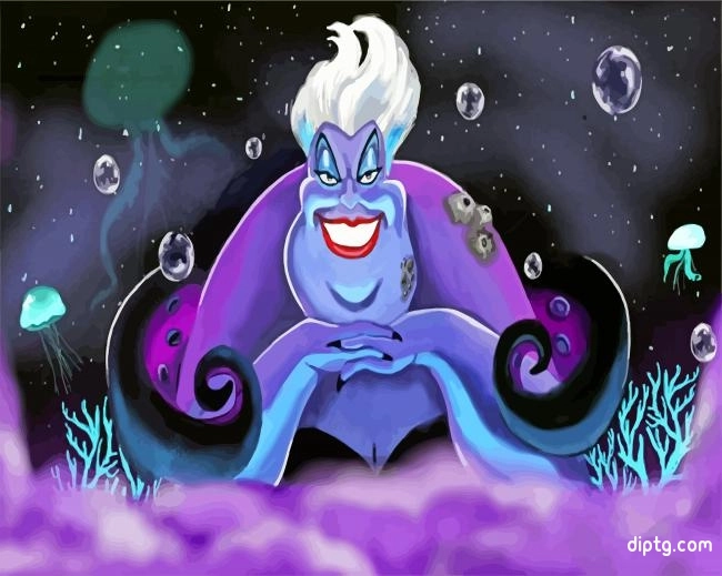 Disney Ursula Witch Painting By Numbers Kits.jpg