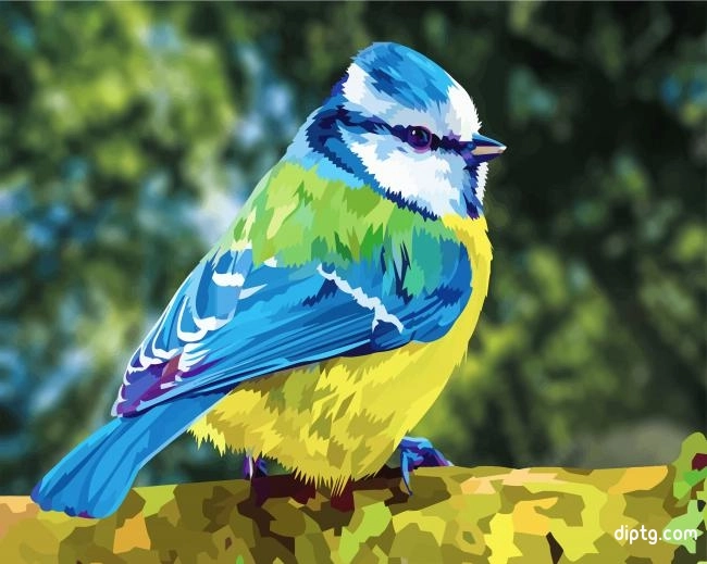 Beautiful Blue Tit Painting By Numbers Kits.jpg