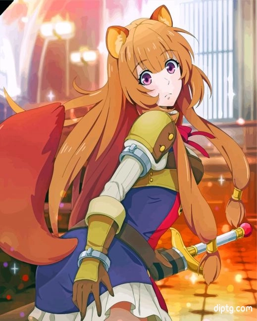 Raphtalia The Rising Of The Shield Hero Painting By Numbers Kits.jpg