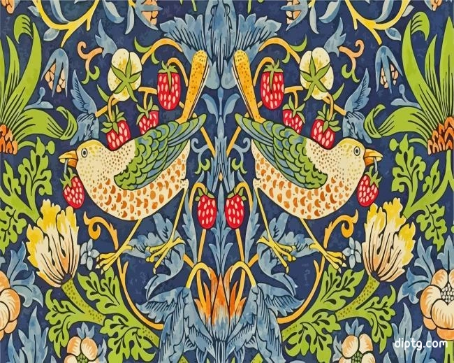 Strawberry Thief By William Morris Painting By Numbers Kits.jpg