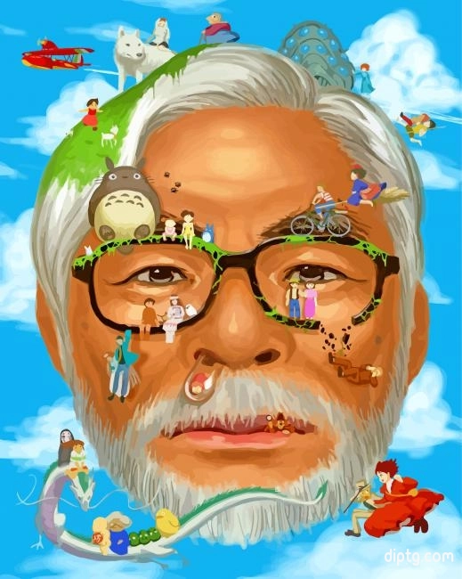 Hayao Miyazaki Art Painting By Numbers Kits.jpg
