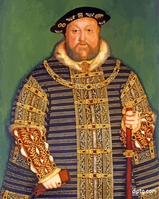 Henry Viii Monarch Of England Painting By Numbers Kits.jpg