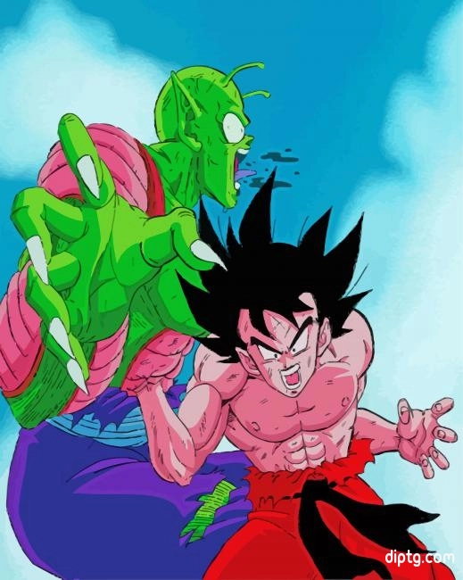 Piccolo And Goku Painting By Numbers Kits.jpg