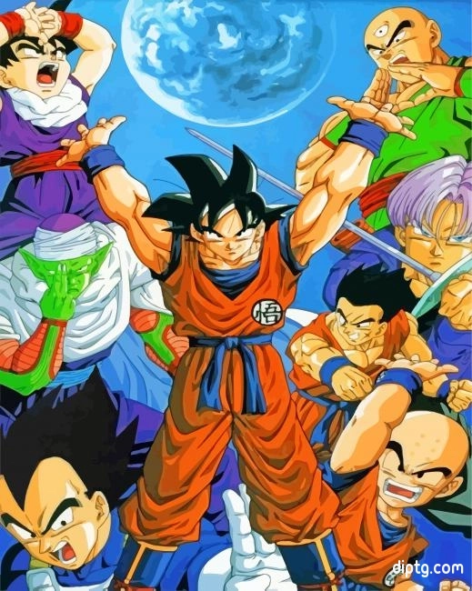 Dragon Ball Z Anime Painting By Numbers Kits.jpg