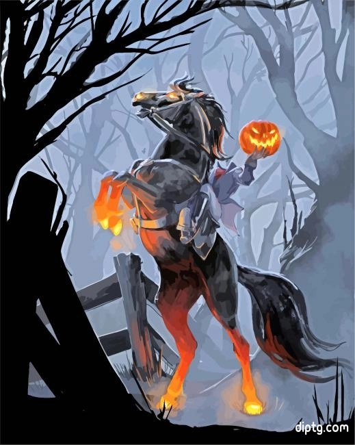 Headless Horseman Art Painting By Numbers Kits.jpg