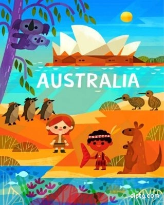 Australia Illustration Painting By Numbers Kits.jpg