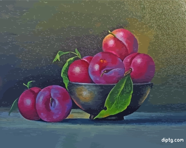 Still Life Plums Painting By Numbers Kits.jpg