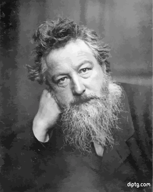 William Morris Black And White Painting By Numbers Kits.jpg