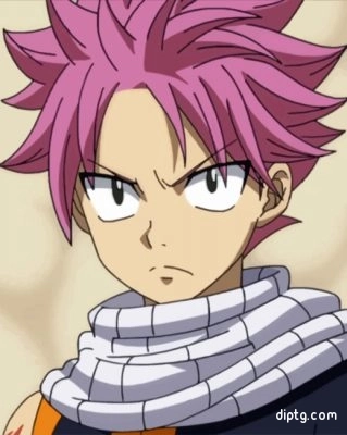 Fairy Tail Natsu Painting By Numbers Kits.jpg