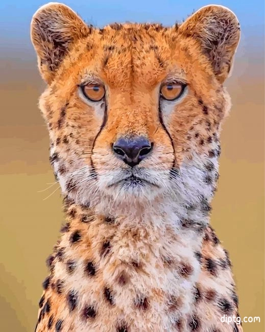Cheetah Wild Animal Painting By Numbers Kits.jpg