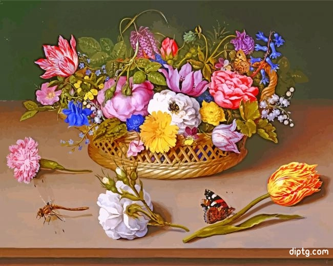 Flowers Still Life Ambrosius Bosschaert Painting By Numbers Kits.jpg