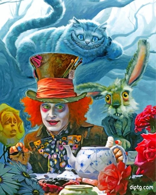 Mad Hatter Movie Painting By Numbers Kits.jpg