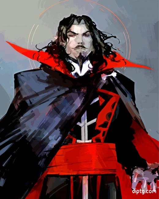 Castlevania Dracula Art Painting By Numbers Kits.jpg